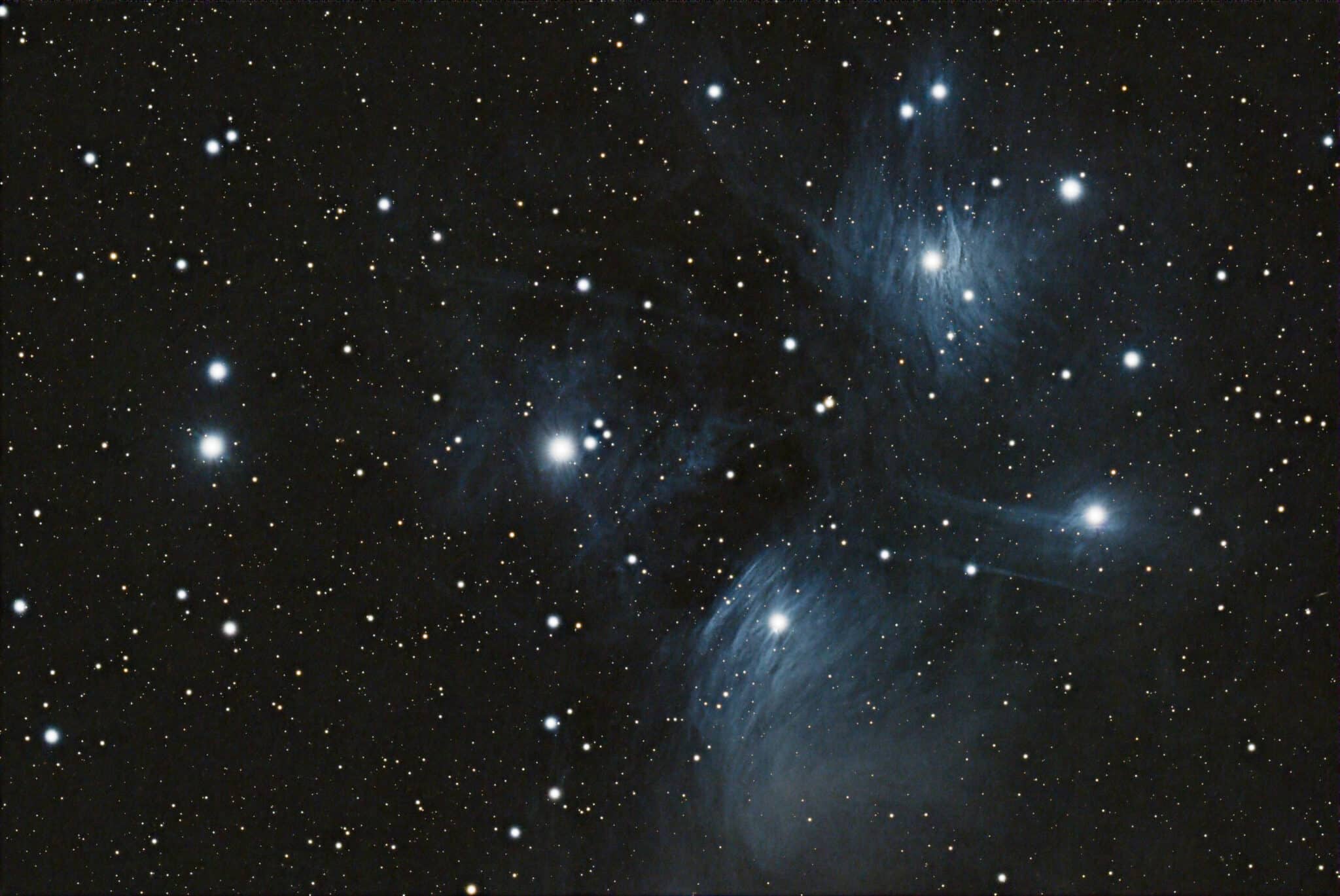 The Pleiades Star Cluster (M45)